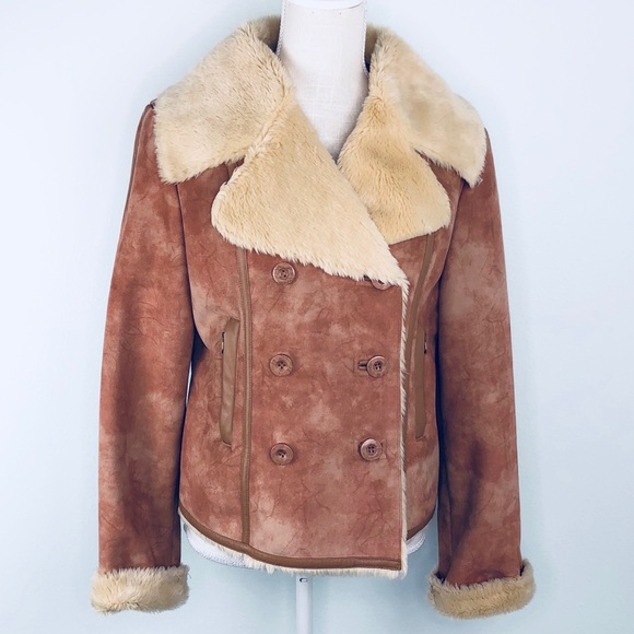 Express Jackets & Blazers - Express Vegan Buckskin Jacket Sz M